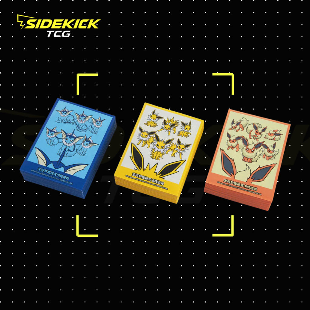 Pokémon TCG Sword & Shield Eevee Advanced Gift Box (CSH3) – Vaporeon + Jolteon + Flareon Bundle (Simplified Chinese)